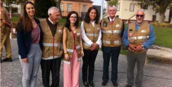 Exercício de demonstração de meios da Emergência CVP, no âmbito da Reunião dos Coordenadores Locais de Emergência da zona Norte